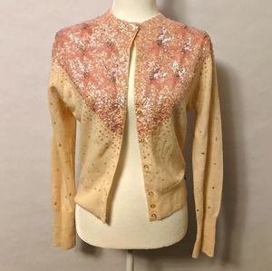 Vintage Beaded lace sweater